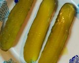 A picture of step 6 of Triple with a Pickle Sandwich.