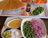 A picture of step 1 of Stir fried spaghetti.