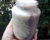 รูปขั้นตอนการทำที่ 3 ของ ผักโขมแดงปั่น💕 Tropical fruit Kefir 2- tone Smoothie