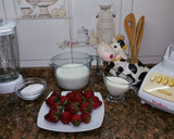 Foto del paso 1 de la receta: Batido de fresa natural