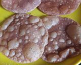 A picture of step 2 of Lal saager luchi.