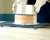 A picture of step 10 of Peach Decoration Cake (Chantilly Peche).