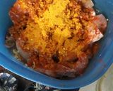 A picture of step 2 of Chicken Dopiaza.
