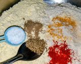मिस्सी रोटी और चटपटी आलू की सब्जी रेसिपी चरण 1 फोटो