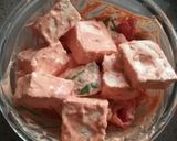 A picture of step 1 of Paneer Tikka Masala.