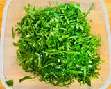 A picture of step 1 of Wild Garlic Salad.