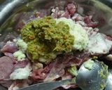 A picture of step 1 of Mutton White Karahi.