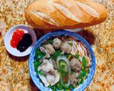 Hình bước làm 2 của món Bún sườn bò, bò viên