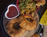 ম্যাগি রিং সামোসা (Maggi Ring Samosa Recipe In Bengali) রেসিপি ধাপ - 7 ছবি
