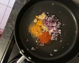 A picture of step 1 of Curried Cauliflower Rice.
