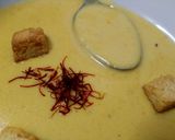 Foto del paso 9 de la receta Crema ligera de queso de cabra al azafrán