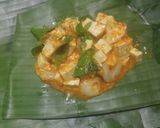 Foto langkah ke 5 dari resep Pepes Tahu Udang.