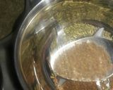 A picture of step 2 of Achari Bhindi.