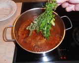 Φωτογραφία βήματος 11 της συνταγής Pasta la victoria siempre! Μοσχαρίσια μάγουλα «χουνκιάρ» με ριγκατόνι