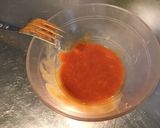 Une image de l'étape 2 de Côtes de porc laquées œuf, tomate, soja, persil.