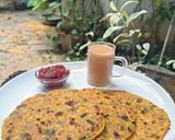A picture of step 3 of Methi Paratha.