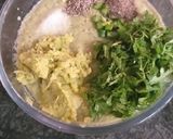 A picture of step 7 of Moong dal waffels.