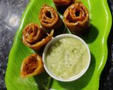 A picture of step 6 of Jini Roll Dosa.