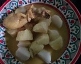 Foto langkah ke 6 dari resep Lontong Opor Ayam.