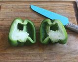 Foto del paso 1 de la receta: Morrón relleno de carne