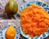 A picture of step 1 of Sweet Papaya Halva.