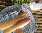 รูปขั้นตอนการทำที่ 1 ของ ผัดหน่อไม้ฝรั่งหมูกรอบกับตับ