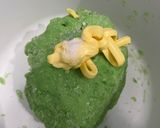 Foto langkah ke 2 dari resep Roti Kukus Pandan (isi cokelat) ✨.