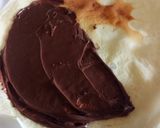 A picture of step 3 of Fluffy's nutella crepes - warning you may like them too much 😂.