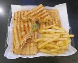 Chicken and vegetables sandwiches mouth watering recipe step 5 photo