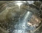 A picture of step 1 of Besan dhokla.