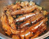 Hình bước làm 6 của món Cá cơm/cá phèn đỏ kho tiêu