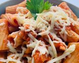 Foto del paso 3 de la receta: Fideos, pasta de tomate y pollo