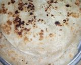 A picture of step 4 of Chicken Kabab roll.