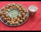 A picture of step 4 of Monsoon Special Methi Gota/pakoda.