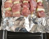 A picture of step 6 of Japanese Yakitori (焼鳥 skewer-grilled chicken)②.