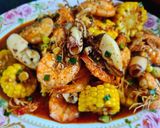 รูปขั้นตอนการทำที่ 4 ของ กุ้งหมึกถัง