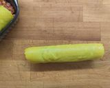Foto del passaggio 5 della ricetta Cannelloni al ragù di soia con ricotta vegetale e spinaci