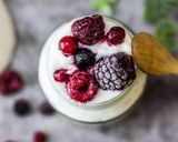 Foto del paso 5 de la receta: Queso batido con chía y frutas