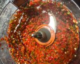A picture of step 3 of Ofada sauce.