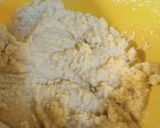 A picture of step 1 of Fried Vinegar Cornmeal Balls.