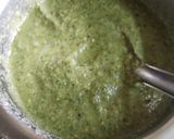 A picture of step 4 of Split Mung beans chilla.