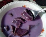 Foto langkah ke 3 dari resep 141)Kolak ubi ungu with fiber creme.
