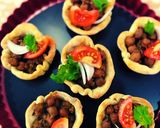 A picture of step 9 of Mini Baked Chole Bhature.