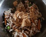 A picture of step 1 of Bombay mix bhel bites.