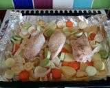 A picture of step 5 of Vickys Honeyed Chicken & Root Vegetables (1 Tray) GF DF EF SF NF.
