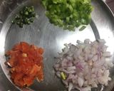 A picture of step 1 of Paneer Open Sandwich.