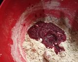 A picture of step 3 of Beetroot Cookies.