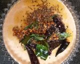 A picture of step 3 of Peanut and Roasted gram dal chutney.