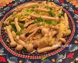 A picture of step 8 of Silky Eggs with White Beech Mushrooms (Full Version).