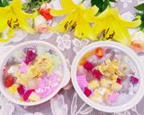 Hình bước làm 6 của món Chè khúc bạch trái cây